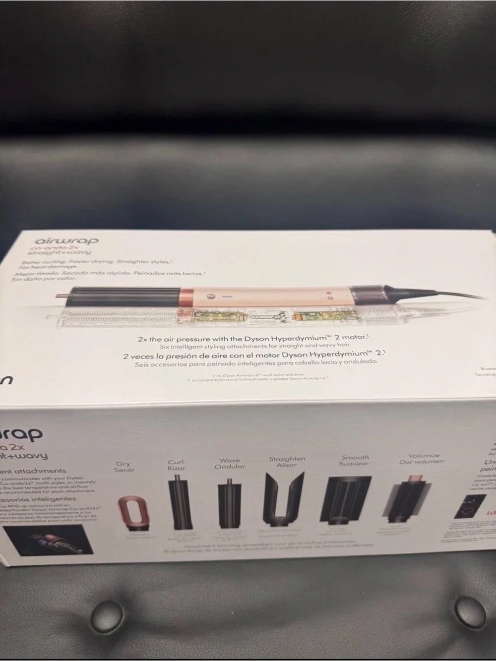 Dyson Airwrap Co-anda 2x Multi Styler & Hair Dryer Straight Wavy Hair New Pink
